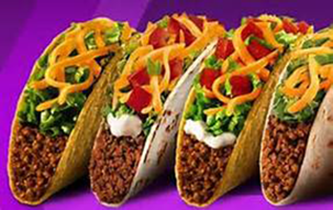 Tex-Mex beef hard shell tacos