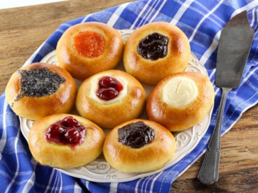 Czech Kolache Pastries on Platter