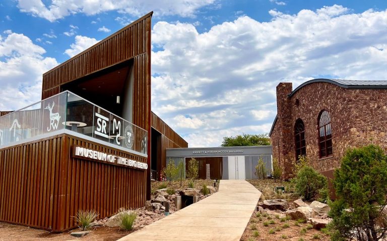 Entrance to Museum of the Big Bend, Alpine, Texas