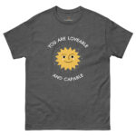 You Are Lovable and Capable positive inspirational gift tee