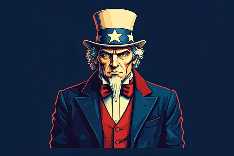 Illustration of Classic Uncle Sam