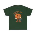 Gourd Times Y’all Funny Halloween Cowboy Pumpkin Unisex Tee - Image 3