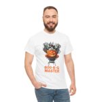 Boo B Q Master Funny BBQ Grill Halloween Pumpkin Unisex Tee - Image 3